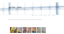 Desktop Screenshot of galerie-i-renz.de